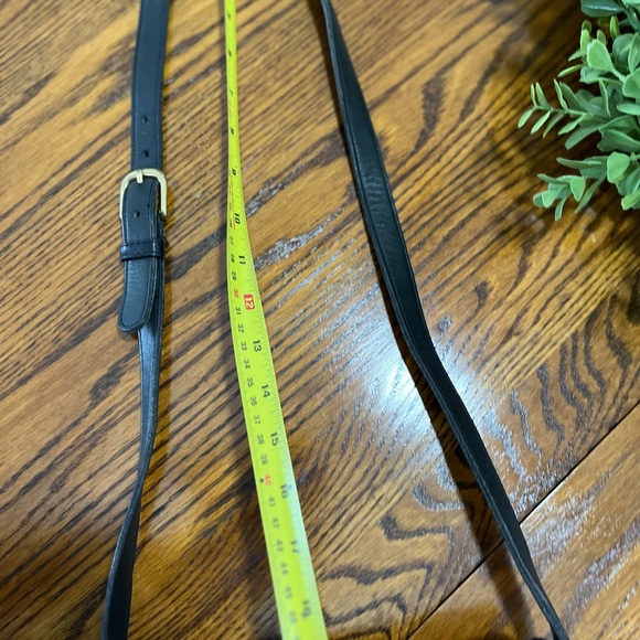 Vintage 70's / 80’s COACH Crossbody Black Leather Saddle Bag Purse 1007 - Picture 3 of 7